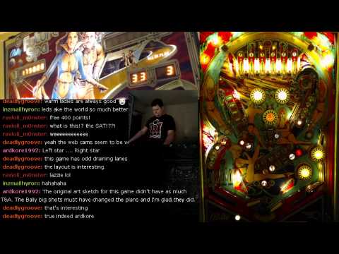 Future Spa pinball machine gameplay (from live stream)