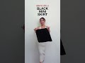 Black Mini Skirt Aesthetic