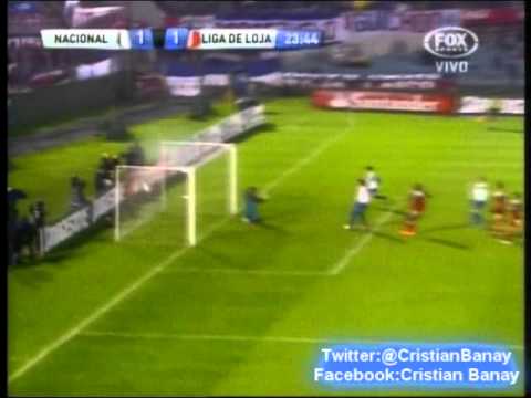 Nacional 1 Liga de Loja 2 (Relato Alberto Sonsol) Copa Sudamericana 2012 Los goles (18/9/2012)