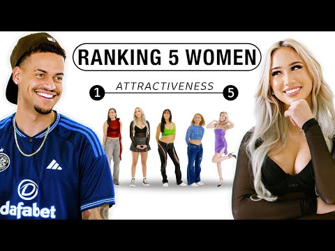 Ranking 5 Girls Based on Attractiveness | 5 Girls VS 5 Guys