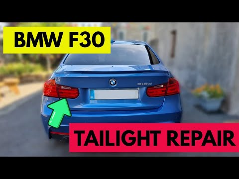 BMW F30 3 Series Tail Light Repair | Fix Loose Popped Out Taillight Lens & Replace Bulb Holder F80