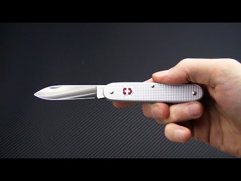 Victorinox Swiss Army 1 Silver Alox Swiss Army Knife For Sale