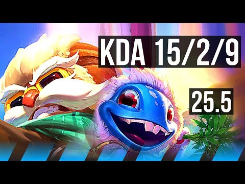 CORKI vs FIZZ (MID) | 15/2/9, Legendary, 43k DMG | EUW Grandmaster | 25.5