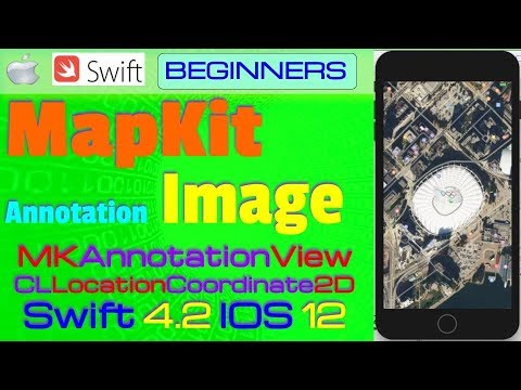 IOS 12, Swift 4, Tutorial : How Customize Annotation Pin MapView ( MapKit , MKAnnotationView )