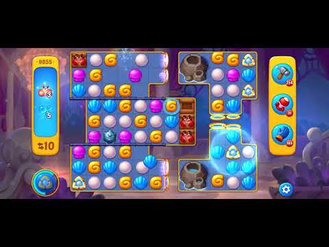 Fishdom level 9855 no boosters フィッシュダム ノーマル