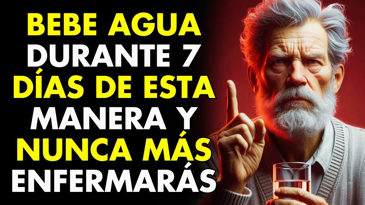 El 99% de las Personas NO SABE la Forma Correcta de Beber Agua - Sabiduría para vivir | ESTOICISMO