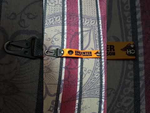 Small Satin Keyring With Lanyard