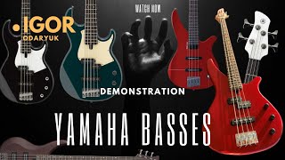 Video thumbnail for Yamaha Bass Demonstration RBX 170, BB234, BB435, TRBX304, RBX4A2, TRBX505  || Igor Odaryuk by IGOR ODARYUK