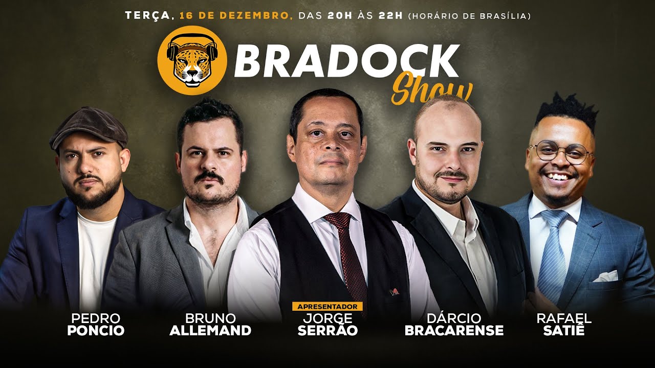 Bradock Show 16/12/25 - Serrão, Dárcio Bracarense, Bruno Allemand, Pedro Poncio e Rafael Satiê