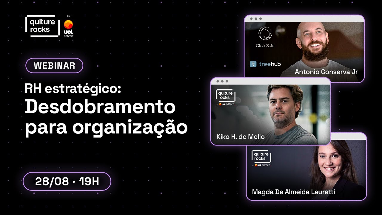 [WEBINAR] RH estratégico: Desdobramento para organização