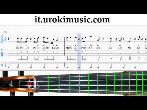 Corso di Violino Super Mario Bros - Theme Tablature Tab um-a276