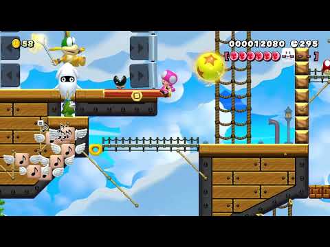 [5YMM] Wooden Vessel Galaxy by ♪RBC♪ [Super Mario Maker 2]