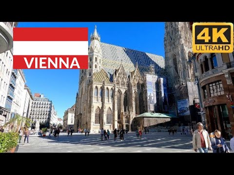 Vienna's Must-See: A Tour of Stephansplatz and  Opera   🇦🇹 4K