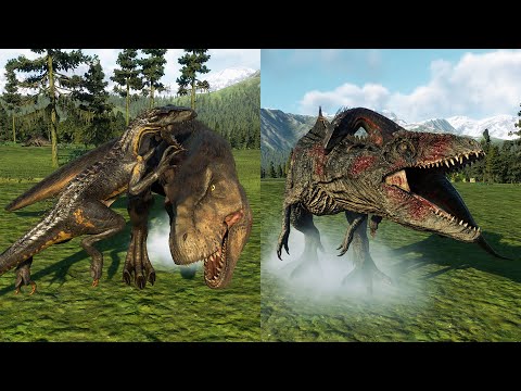 🌎INDORAPTOR Attack All Dinosaurs Carnivore Animation 🦖🌏 Jurassic World Evolution 2 Dominion