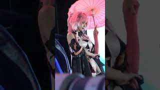 東京ゲームショウ2024鳴潮ブース 長離（チョウリ）役シスル コスプレコンパニオン4K