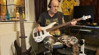 Saxon Everybody Up Bass Cover