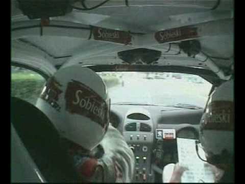 onboard K.Hołowczyc Rajd Polski 2001 SS Kłodzko