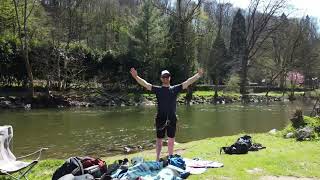 Sy Climbing April 2022 ..and traverse over water