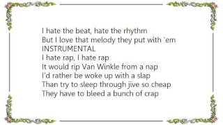 Confederate Railroad - I Hate Rap Lyrics