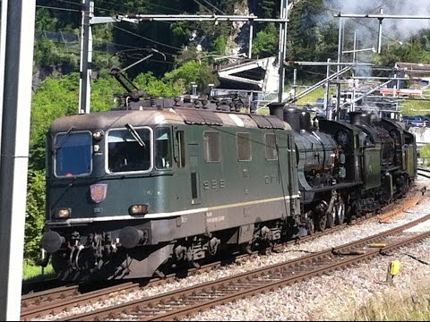 4 Tage Trainspotting Schweiz - Teil 1: Volldampf am Gotthard