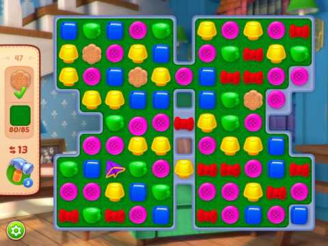 Homescapes Level 47 Walkthrough