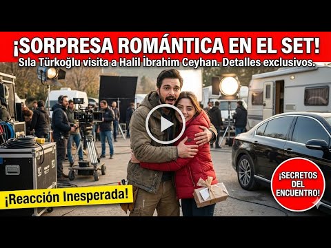 ¡Sıla Türkoğlu hizo una visita sorpresa al set de Halil İbrahim Ceyhan! ¿Qué pasó tras bambalinas?