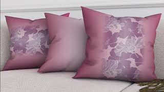Декоративная подушка «942156» розовый, сливовый — видео о товаре