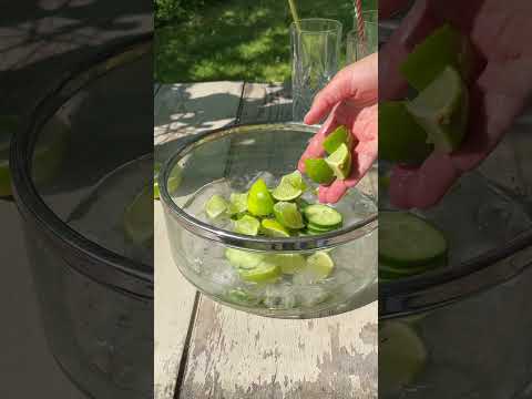 Recette Boisson concombre-citron-fizz