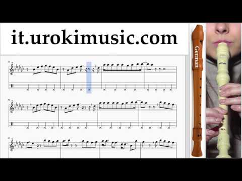 Corso di Flauto Dolce G. Charlie Puth - Attention Tablature Tab Parte#2 um-i276