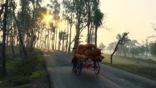 Mesmerizing morning view of a village near Kolkata