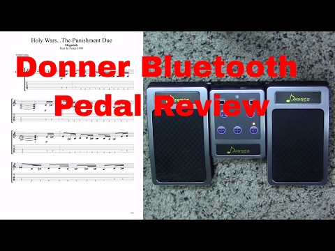Steve Stine Pedal Review - Donner Bluetooth Music Pedal Review