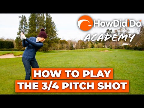 Hit pitch shots CLOSER with the right 3/4 swing | HowDidiDo Academy