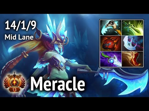 Meracle Naga Siren Mid Lane. Full game. Dota 2
