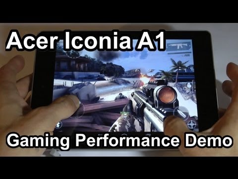 Acer Iconia A1 - Gaming Performance Demo