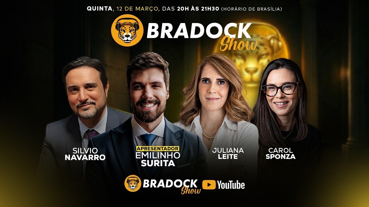 Bradock Show 12/03/26 - Emilinho Surita, Silvio Navarro, Carol Sponza e Ju Leite