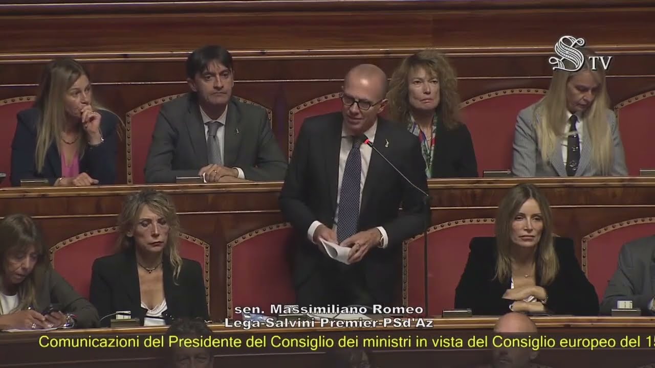 ROMEO A MELONI: «ORA  BASTA FOLLIE GREEN, L'EUROPA DIFENDA LE INDUSTRIE E PUNTI SUBITO ALLA PACE»