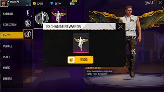 GET FREE 👉 WINGS EMOTE 😱 NEW AMAZING EMOTE ❤️ FREE FIRE