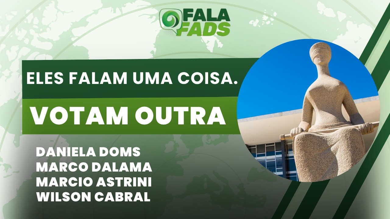 Eles falam uma coisa. Votam outra | Fala Fads! | 23/09/26