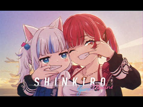 【original anime MV】SHINKIRO【hololive/宝鐘マリン・Gawr Gura】