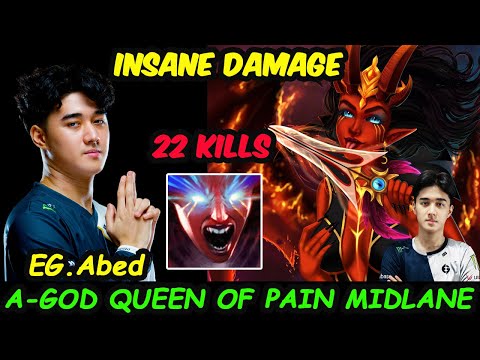 Abed [Queen OF Pain] A-GOD MIDLANE INSANE DAMAGE PRO DODGE 11K MMR Dota 2 pro Gameplay 7.31b