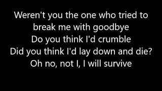 I Will Survive~Gloria Gaynor~Lyrics