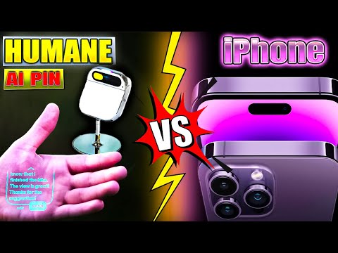 📶HUMANE AI PIN VS IPHONES📶: THE ULTIMATE TECH SHOWDOWN! #techshowdown