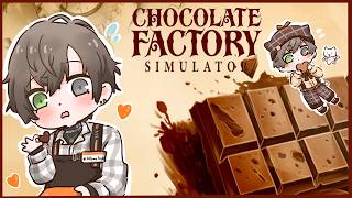 MAKING VALENTINE CHOCOLATE TOGETHER!! 【 CHOCOLATE FACTORY SIMULATOR 】 【 NIJISANJI EN | Alban Knox 】