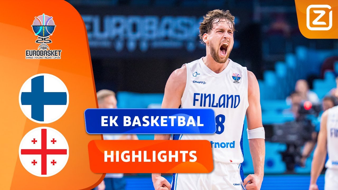 FINLAND SCHRIJFT GESCHIEDENIS OP HET EK!! 😱🔥 | Finland vs Georgië | EK Basketbal 2025 | Samenvatting