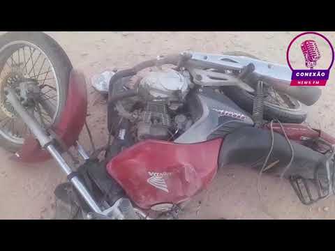Acidente Entre Camionete e Moto na GO 164 Sentido Faina/ Araguapaz