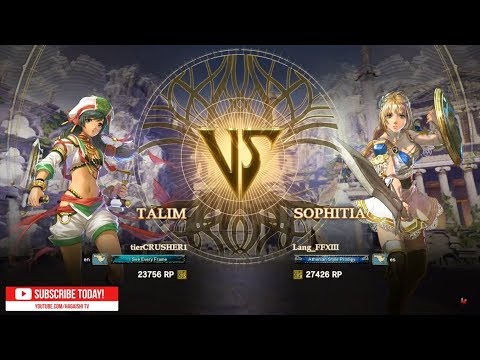 "Best Bout Replays" SOULCALIBUR VI - tierCRUSHER1 vs Lang_FFXIII