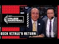 Dick Vitale's emotional return courtside after cancer announcement | ESPN College Basketball