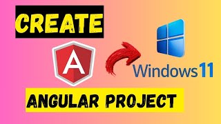 How to create Angular JS project in your pc