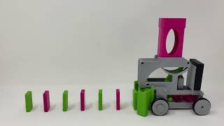Pink and Green Domino Machine II
