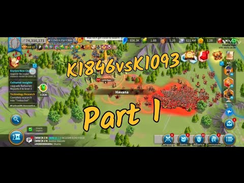 Rise of Kingdoms | 1846vs1093 KvK Update | Esmeralda's Prayer | Pass 6 Opening | By Boom King